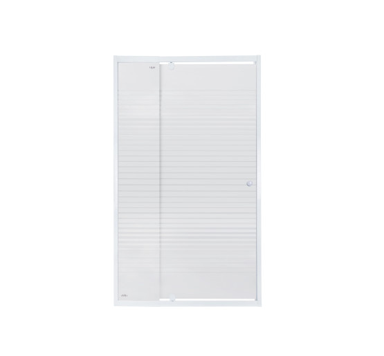Душові двері в нішу Qtap Pisces WHI201-11.CP5 100-110x185 см, скло Pattern 5 мм
