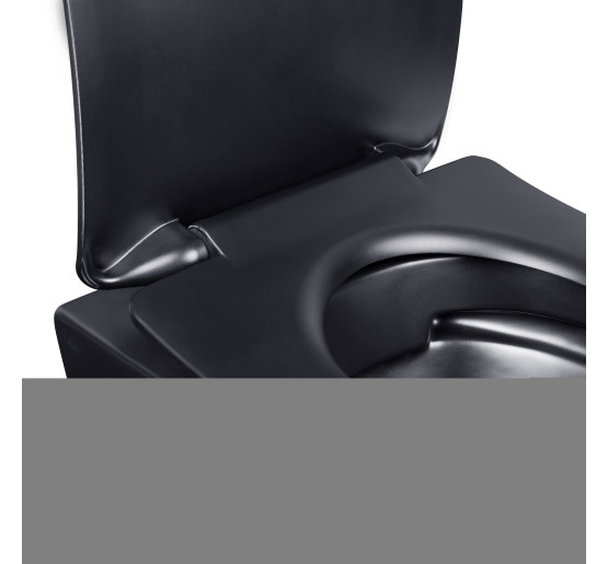 Унітаз підвісний Qtap Robin безобідковий з сидінням Soft-close QT1333046ERMB