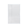 Душевые двери в нишу Qtap Pisces WHI2011-12.CP5 110-120x185 см, стекло Pattern 5 мм