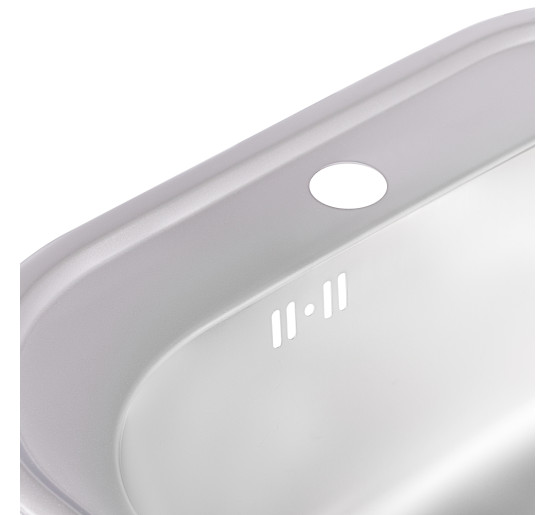 Кухонна мийка Qtap 4947 0,8 мм Satin (QT4947SAT08)