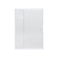 Душевые двери в нишу Qtap Pisces WHI2013-14.CP5 130-140x185 см, стекло Pattern 5 мм