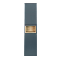 Пенал підвісний Qtap Robin 350х1650х316 Graphite/Whitish oak QT1376PP1652RGWO