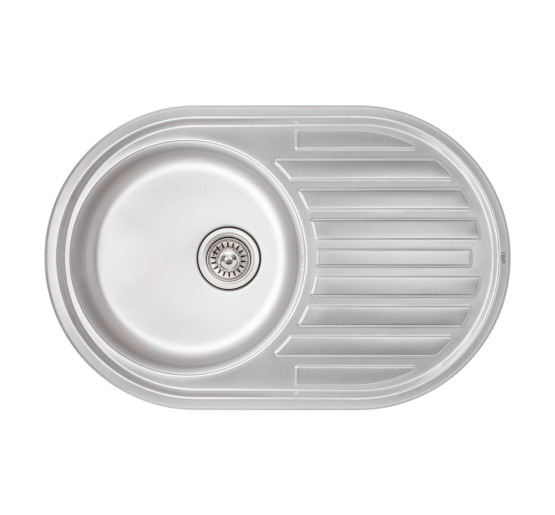 Кухонна мийка Qtap 7750 0,8 мм Micro Decor (QT7750MICDEC08)