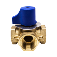 Кран триходовий змішувально-розподільчий 1” Karro KR4100