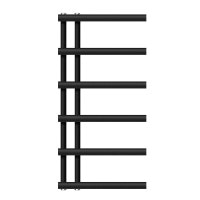 Дизайнерский полотенцесушитель Artti 6/988 черный муар