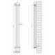 Вертикальный дизайнерский радиатор отопления Artti 12 4/1800 белый матовый