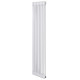 Вертикальный дизайнерский радиатор отопления ARTTIDESIGN Bari 8/1800/380 белый матовий