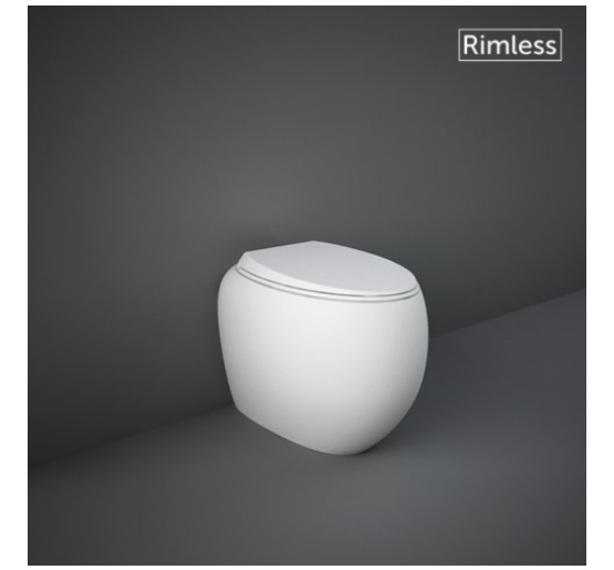  Унитаз напольный RAK Ceramics CLOUD Rimless белый матовый CLOWC1346500A 