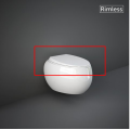 Кришка д/унітазу RAK Ceramics CLOUD Duroplast біла глянцева CLOSC3901WH 