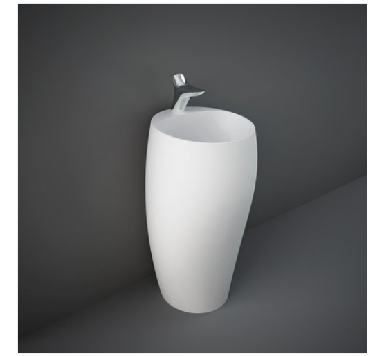  Раковина напольная монолитная RAK Ceramics CLOUD белый матовый CLOFS5001500A 