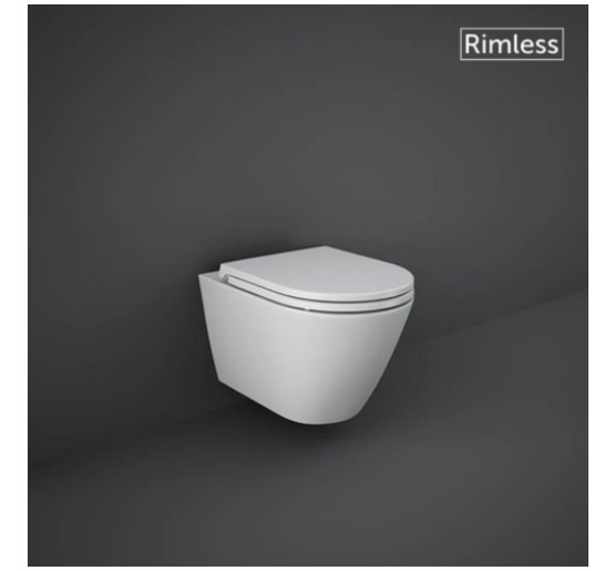 Унітаз підвісний RAK Ceramics FEELING Rimless білий матовий RST23500A