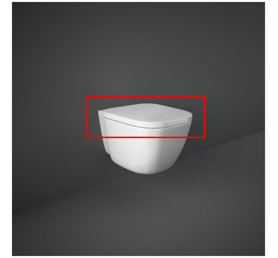  Крышка д / унитаза RAK Ceramics ONE Duroplast, Soft Close, белая ONSC00004 / N 