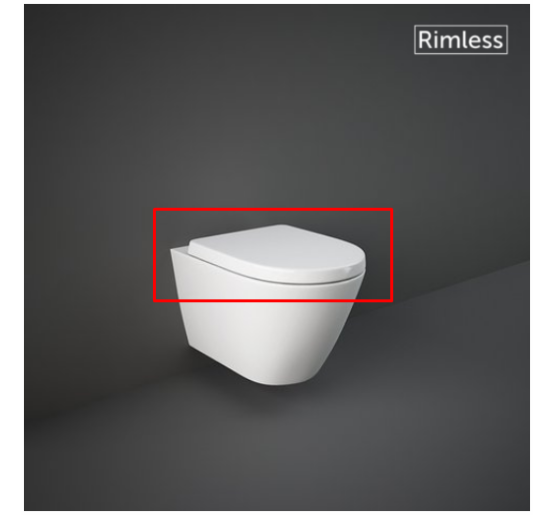 Кришка д/унітазу RAK Ceramics RESORT Duroplast,Soft Close,біла RESC0004 