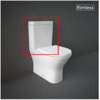 Бачок д/унітазу RAK Ceramics RESORT білий RST10AWHA