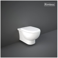 Унітаз підвісний RAK Ceramics TONIQUE Rimless білий TQ13AWHA
