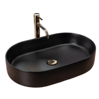 Умывальник (раковина) REA NADIA BLACK MATT накладной черный