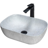 умивальник Rea Livia 33,5x46,5 grey matt (REA-U3801)