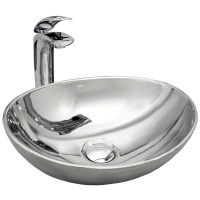 Раковина керамічна на стільницю  Rea Sofia Silver (7720786201)