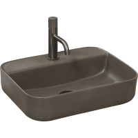 Раковина керамическая на столешницу Rea Martina Ciepły Szary Mat