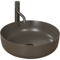 Раковина керамическая на столешницу Rea Elma Ciepły Szary Mat