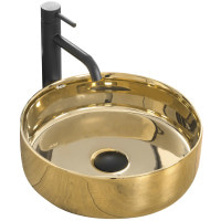 Раковина керамічна на стільницю Rea Sami Gold