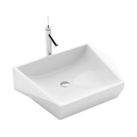 Раковина керамическая на столешницу Rea Lucy (6244162875)