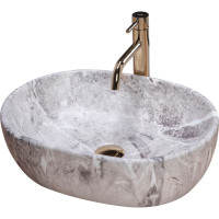 умивальник Rea Lara 35x48,5 stone (REA-U9888)