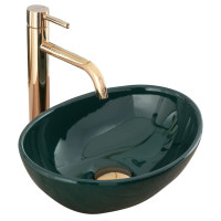 умивальник Rea Sofia mini green 27х35,5 (REA-U0961)