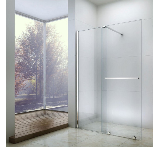 душова кабіна Rea Cortis 100 безпечне скло, прозоре (REA-K7210)