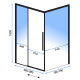 душова кабіна Rea Solar 80x100 безпечне скло, прозоре( REA-K6310)