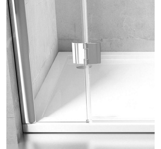 душова кабіна Rea Madox U 90x90 безпечне скло, прозоре( REA-K4527)