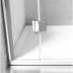 душова кабіна Rea Madox U 90x90 безпечне скло, прозоре( REA-K4527)