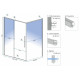 душова кабіна Rea Solar 90x120 gold безпечне скло прозоре (REA-K4902)