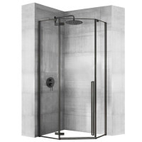 душова кабіна Rea Diamond 100x100 безпечне скло, прозоре( REA-K5623)