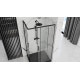 душова кабіна Rea Punto 80x100 black безпечне скло, прозоре( REA-K4806)