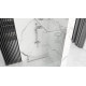 душова перегородка Rea Cortis 120x199, 5 black безпечне скло прозоре (REA-K8880)