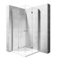 душова кабіна Rea Fold N2 Set 90x90 безпечне скло, прозоре( REA-K9991)