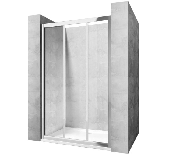 душевая дверь Rea Alex 90x190 безопасное стекло прозрачное (REA-K0549)