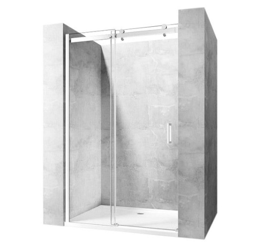 душові двері Rea Nixon-2 130x190 безпечне скло, прозоре, права (REA-K5005)