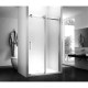 душові двері Rea Nixon-2 140x190 безпечне скло, прозоре, ліва (REA-K5006)