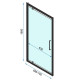 душові двері Rea Rapid Swing 70x195 безпечне скло, прозоре( REA-K6407)
