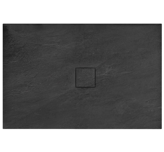 піддон Rea Stone 80x100 прямокутний, black (REA-K9756)
