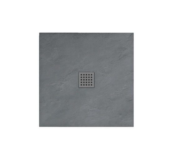 піддон Rea Grey Rock 90x90 квадратний grey (REA-K4585)