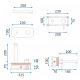 Змішувач для раковини (умивальника) REA OVAL CHROME + BOX хром прихованого монтажу