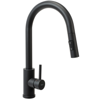 Змішувач для кухні REA FRESH BLACK MAT чорний