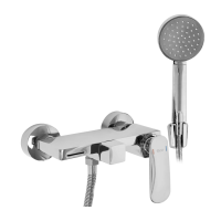 Смеситель для ванны REA BERG CHROME настенный хром