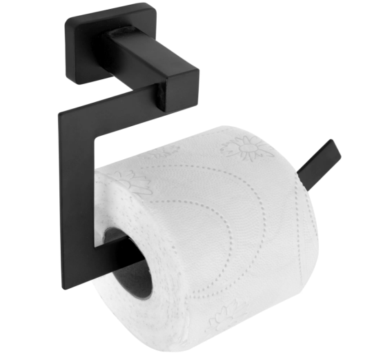 Тримач для туалетного паперу REA ERLO 04 BLACK чорний