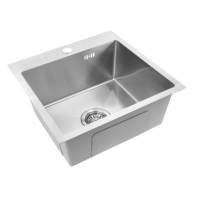 Стальна кухонна мийка REA LEO 40 NICKEL BRUSHED