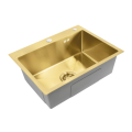 Стальна кухонна мийка REA LIAM BRUSHED GOLD
