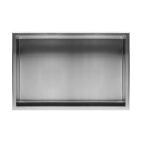 Вбудована полиця REA 30X60 NICKEL BRUSHED з обідком